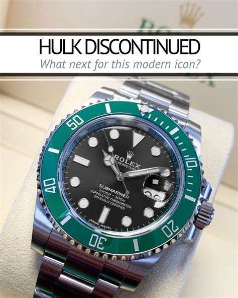 submarine hulk rolex|Rolex Submariner Hulk discontinued.